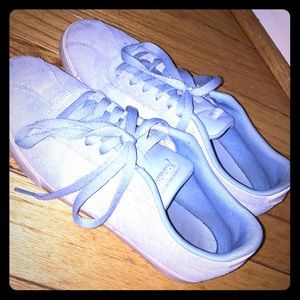 light blue adidas neo's